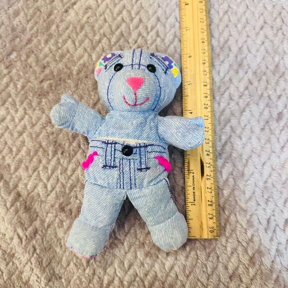 1995 Vintage MINI Pocket Doodle Bear Plush - Picture 6 of 7